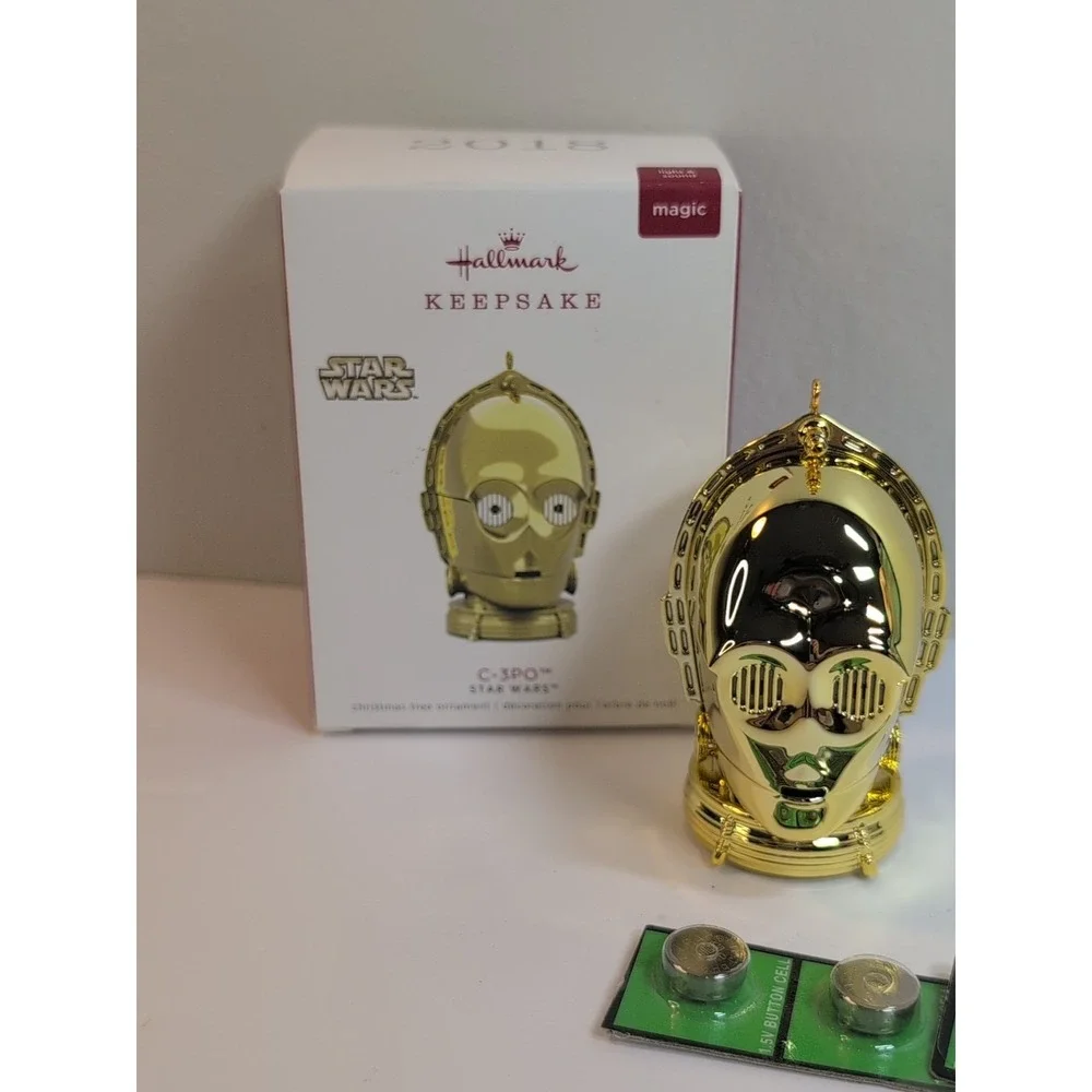 Hallmark 2018 Star Wars C-3PO Keepsake Ornament  with Light and Sound New in Box